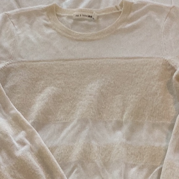 Rag and Bone lightweight cream sweater. In good condition. - Picture 2 of 2